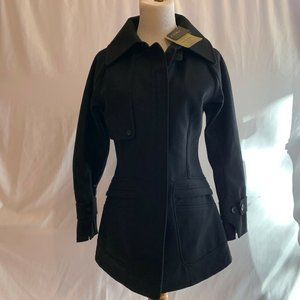 Nau Womens Treble Wool Jacket Coat NWT Size XS Black Caviar $435